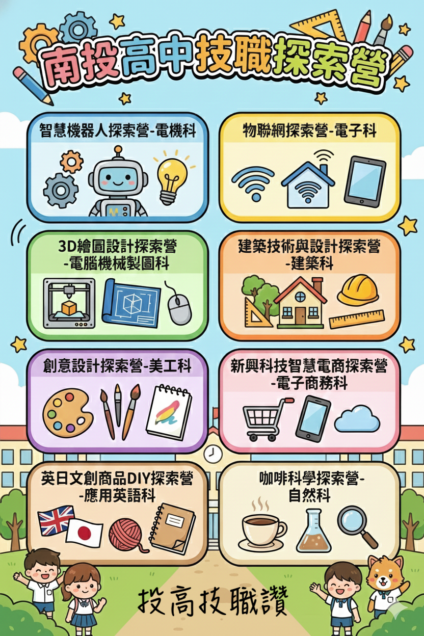 南投高中技職探索營 南投高中技職探索營