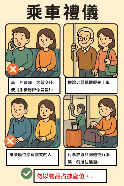 乘車禮儀